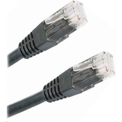 XtendLan PK_6UTP020black patch, Cat6, UTP, 2m, černý