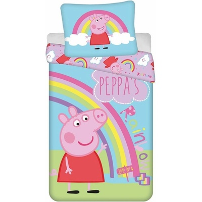 Jerry Fabrics obliečky Prasiatko Peppa Prasiatko Peppa 140x200 70x90