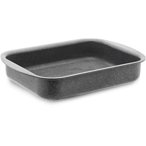 Haschever Hr-granite-СИВО-Тава правоъгълна 30х25.5х6.5см (9582.023) (0189130)