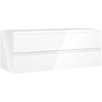 Mexen Orio баня шкаф под мивка 120 см, 2 чекмеджета, бял гланц - 91A10-12047-2-BFF00 (91A10-12047-2-BFF00)