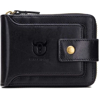 Bullcaptain elegantní kožená peněženka Phocas Černá BULLCAPTAIN QB231s2