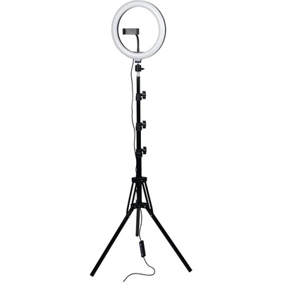 Xmart 10″ LED RGB Ринг лампа Xmart RL-T160, В комплект с Трипод и Стойка за смартфон (12254)