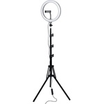 Xmart 10″ LED RGB Ринг лампа Xmart RL-T160, В комплект с Трипод и Стойка за смартфон (12254)