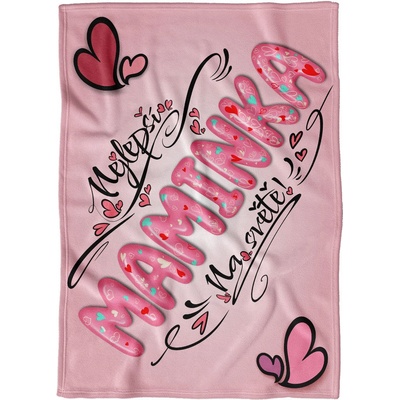 Impar Deka Nejlepší maminka pink 200x140