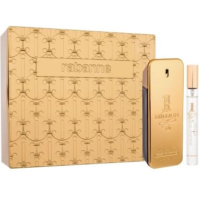 Paco Rabanne 1 Million подаръчен комплект: EDT 100 ml + EDT 10 ml + метална кутия за мъже