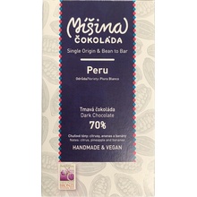 Míšina čokoláda 70% hořká čokoláda Peru Piura Blanco 50 g