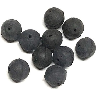 Sportcarp gumové průběžné kuličky černé 8mm 20ks