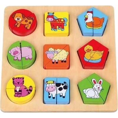 Babu Puzzle vkládačka zvířátka z farmy