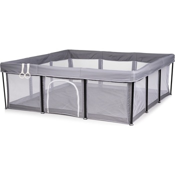 KOSI Кошара за игра Easy180/180, сгъваема, сива (KOIEA0251GY)