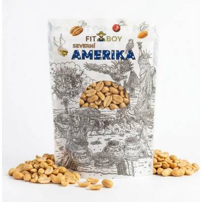 FITBOY Arašídy pražené nesolené 500 g