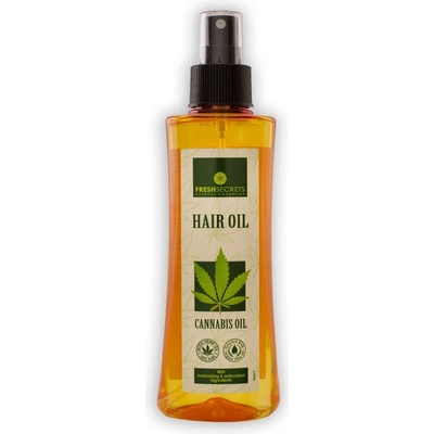 Madis Fresh Secrets Hair Oil With Cannabis Fresh Secrets Olej na vlasy s výťažkom z konope 150 ml