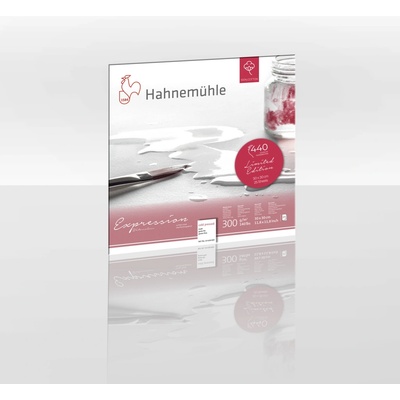 Hahnemühle Skicár 30 x 40cm na akvarel Expression 100% bavlna Cold Press lepená väzba 300g/m2 20 listov