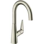 Hansgrohe Кухненски смесител Hansgrohe Talis M51 220, едноръкохватков, с 1 струя, матиран хром (72814800)