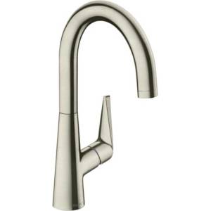 Hansgrohe Кухненски смесител Hansgrohe Talis M51 220, едноръкохватков, с 1 струя, матиран хром (72814800)