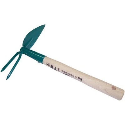 M.A.T. okopávačka srdíčko 2 hroty S NÁSADOU 24cm