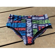 BornToSwim Logo Brief Navy