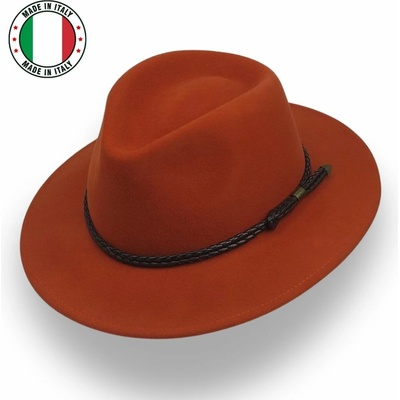 Krumlovanka luxusní voděodolný klobouk rolovatelný Terracota P-71123C/CI