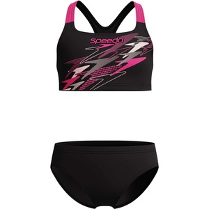 Speedo Бански 2 части girls medley logo racerback 2pc (8-004414002)