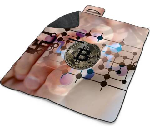 Sablio Plážová deka Bitcoin