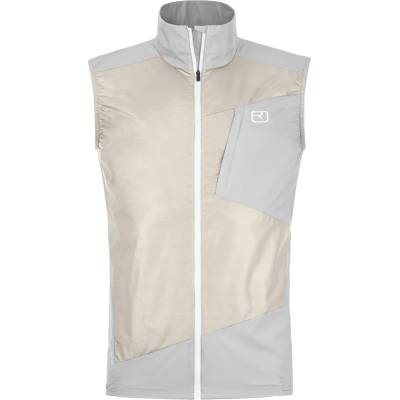 Ortovox Мъжки вълнен елек Ortovox Trace Windbreaker Vest Merino vest - White Tea - размер L (032-1742-0213)