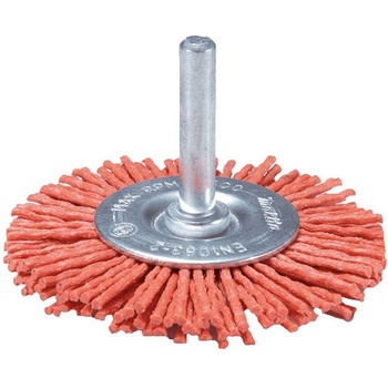 Makita Дискова четка за бормашина от найлон Makita - ф 75x15x7 mm, ф 6 mm (D-45593)