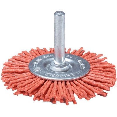 Makita Дискова четка за бормашина от найлон Makita - ф 75x15x7 mm, ф 6 mm (D-45593)
