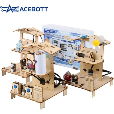 ACEBOTT Štartovacia súprava pre začiatočníkov Smart home Education - level 1 s modulom ESP32 3v1