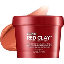 Missha Amazon Red Clay Pore Mask Jílová maska pro stahování pórů 110 ml