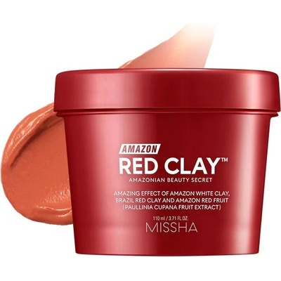 Missha Amazon Red Clay Pore Mask Jílová maska pro stahování pórů 110 ml – Zbozi.Blesk.cz