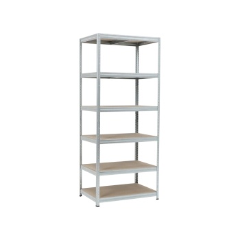 Carmen Метален стелаж STAR 213x90x60 см, до 250 кг на рафт - цинк