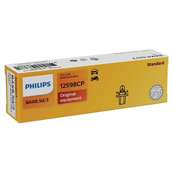 Image 1 of Philips Крушка, осветление на уредите PHILIPS W1, 2W, 12V, 1, 2W, 6.4lm, 10 бр