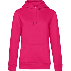 B&C Collection B&C QUEEN HOODED_° / Дамски суичър с качулка - розов M (01W02Qx5202)