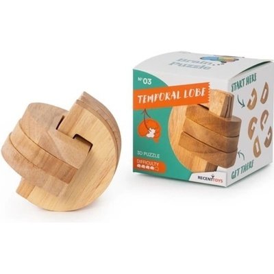 RECENTTOYS Brain Puzzle 1 spánkový lalok