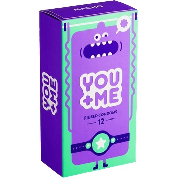You&me MACHO - презервативы с гребешком (12 шт. )