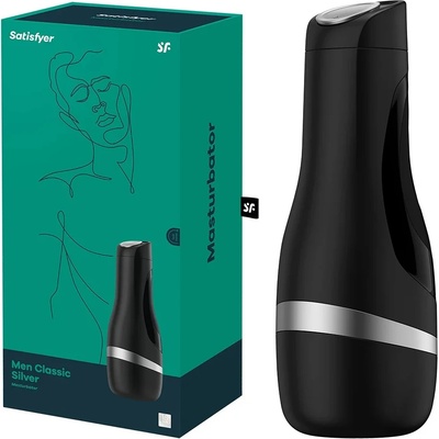 Елегантен мастурбатор за интензивни усещания - Men Classic Silver (SATISFY144)