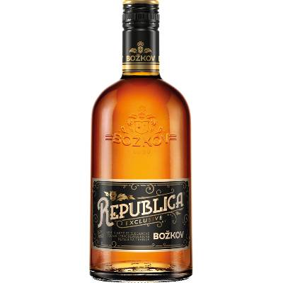 Božkov Republica Exclusive 38% 0,7 l (čistá fľaša)