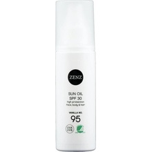 Zenz Organic No. 95 SUN Oil SPF30 High protection face body & hair Vanilla opalovací olej 150 ml