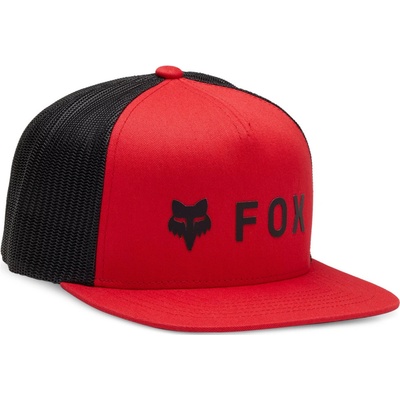 FOX Cyklistická ABSOLUTE MESH SNAPBACK červená