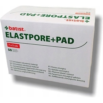 Elastpore+Pad 7 x 5 cm sterilná, elastická, netkaný textil, 50 ks