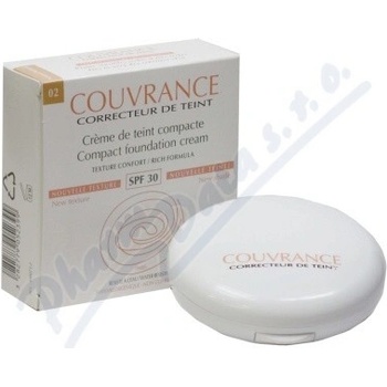 Avene Couvrance Compact Foundation Cream krémový make-up SPF30 2 Natural 10 g