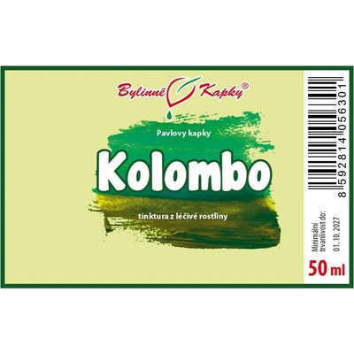 Kolombo kvapky tinktúra 50 ml