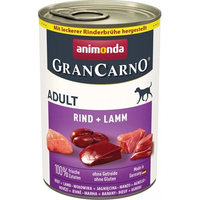 Animonda Gran Carno Adult hovězí & jehněčí 6 x 400 g