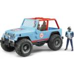 BRUDER 02541 Jeep WRANGLER Cross Country син с фигура на ездач (02541)