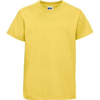 Russell Athletic 180B / Детска тениска с къс ръкав, 100% памук - жълта 152 (10180B200a7)