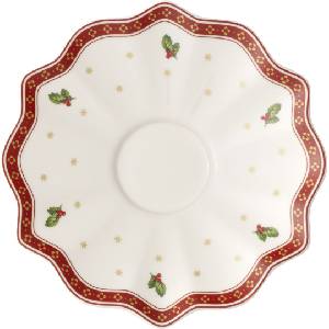 Villeroy & Boch Чинийка за чаши за кафе или чай Toy's Delight с волан бял (14-8585-1313)