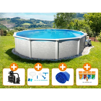 Steinbach Grande Pool Set Round Ø 366 x 135 cm - Пълен комплект Small - 1 компл (011761)