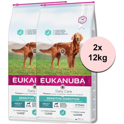 Eukanuba Daily Care Sensitive Digestion 2 x 12 kg