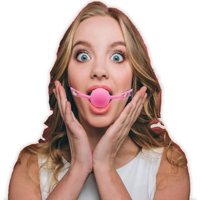 Guilty Топка за уста - Медицински силикон "guilty pink ball
