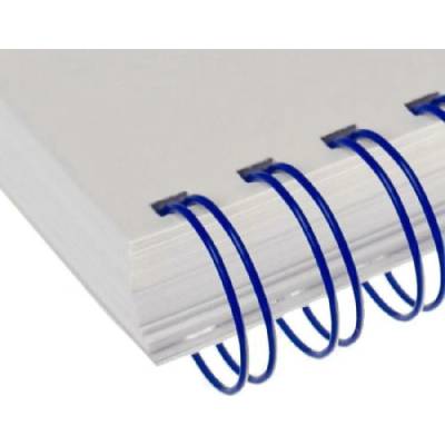 Renz Wire Kovový hřbet 2:1, 11 mm (do 90l), 100 ks, modrá