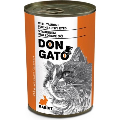 Dibaq DON GATO kočka králik 10 x 415 g